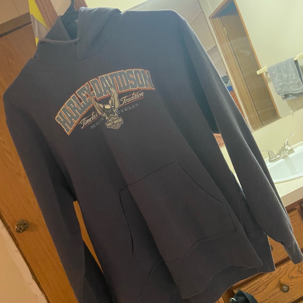 Oversized Harley Davidson Hoodie